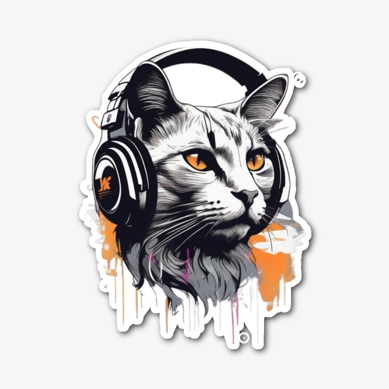 JK Cat - The Coolest Feline in Town 🎧