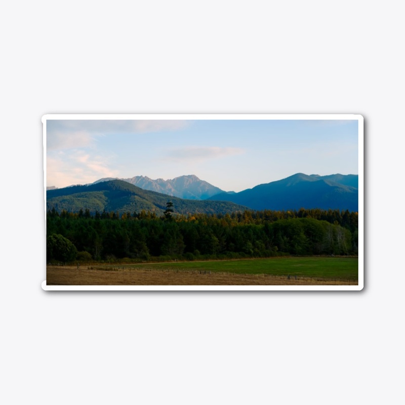 Mountain Die Cut Sticker