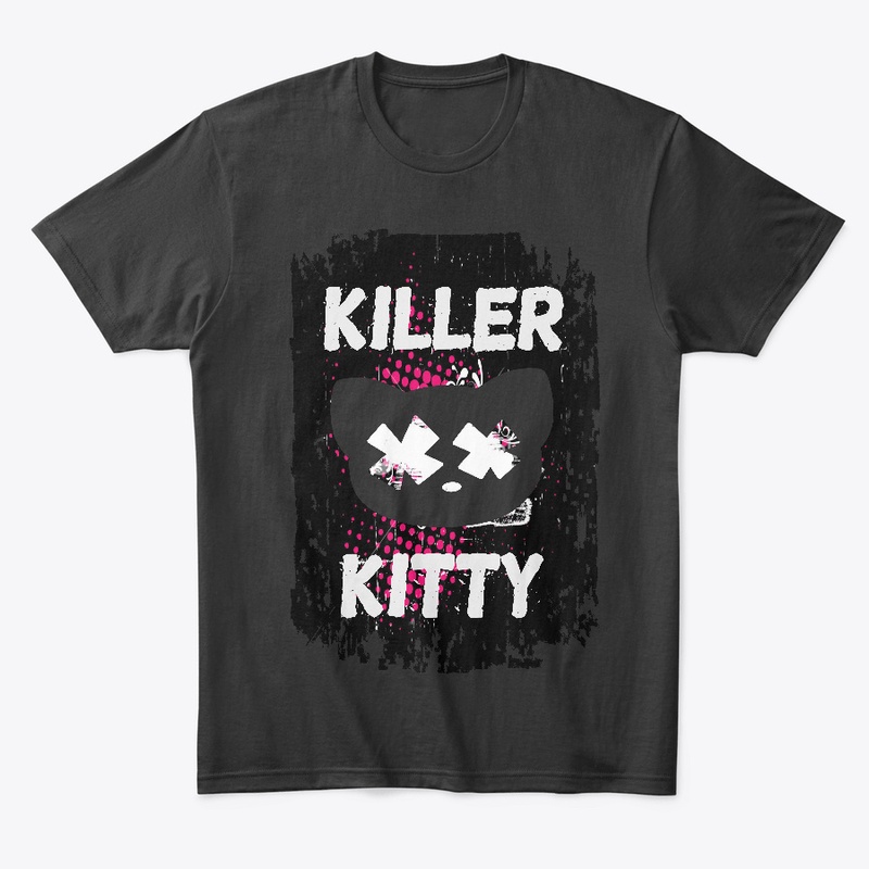 Kitty Paint Roller Logo - White