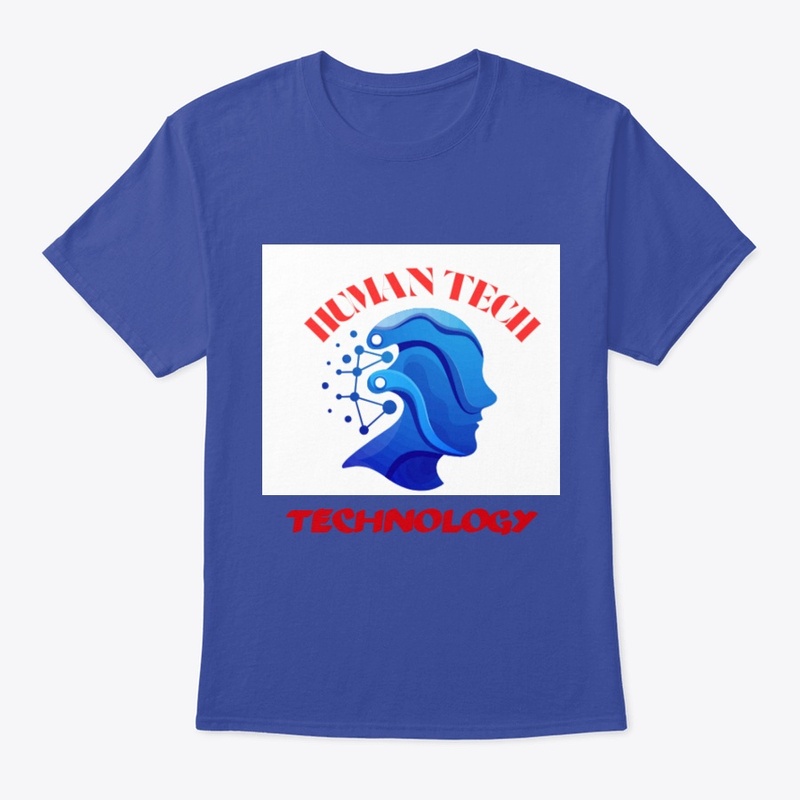 Human tech logo design 