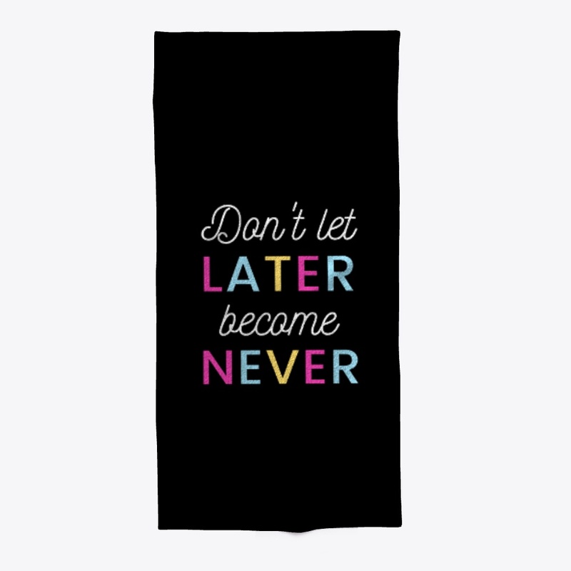 Black Tee! Don't let later become Never