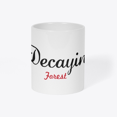 Decaying Forest Cup White T-Shirt Right