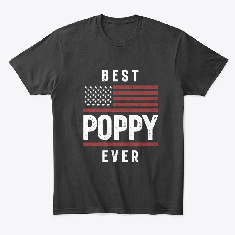 Best Poppy Ever American Flag USA