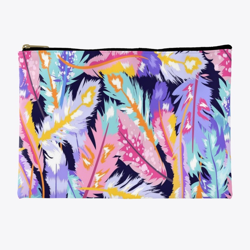  Boho Feather Pattern Design