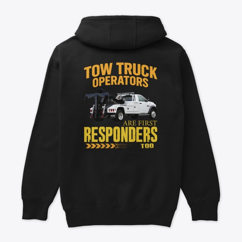 Tow Truck First Responder Hoodie-Tee