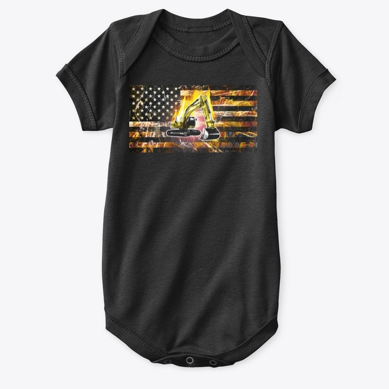 Excavator Flag Sparks