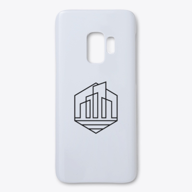 Étui Smartphone - Logo Noir Fond Pâle
