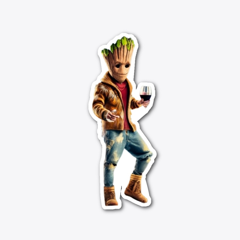 Celebrating the New Year as a Groot