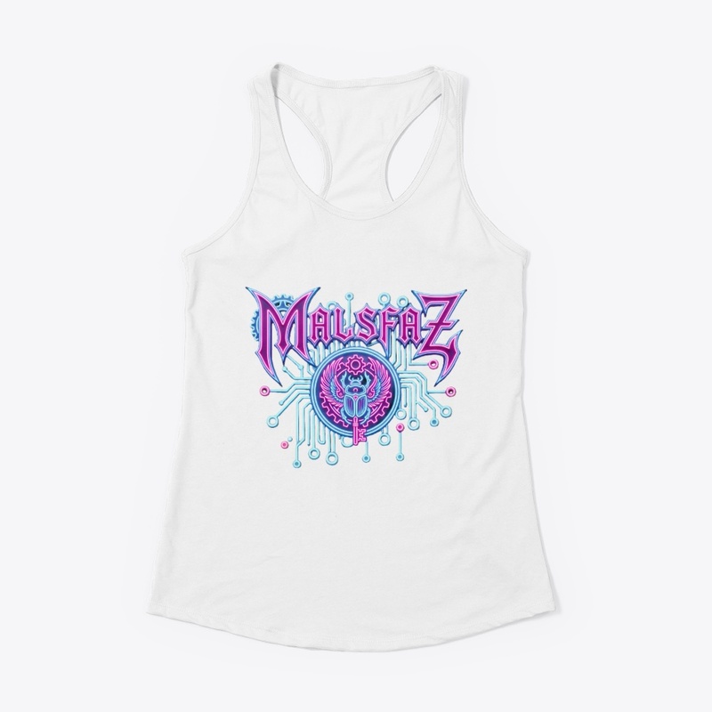 Neon Logo Malsfaz Racerbasck Tank