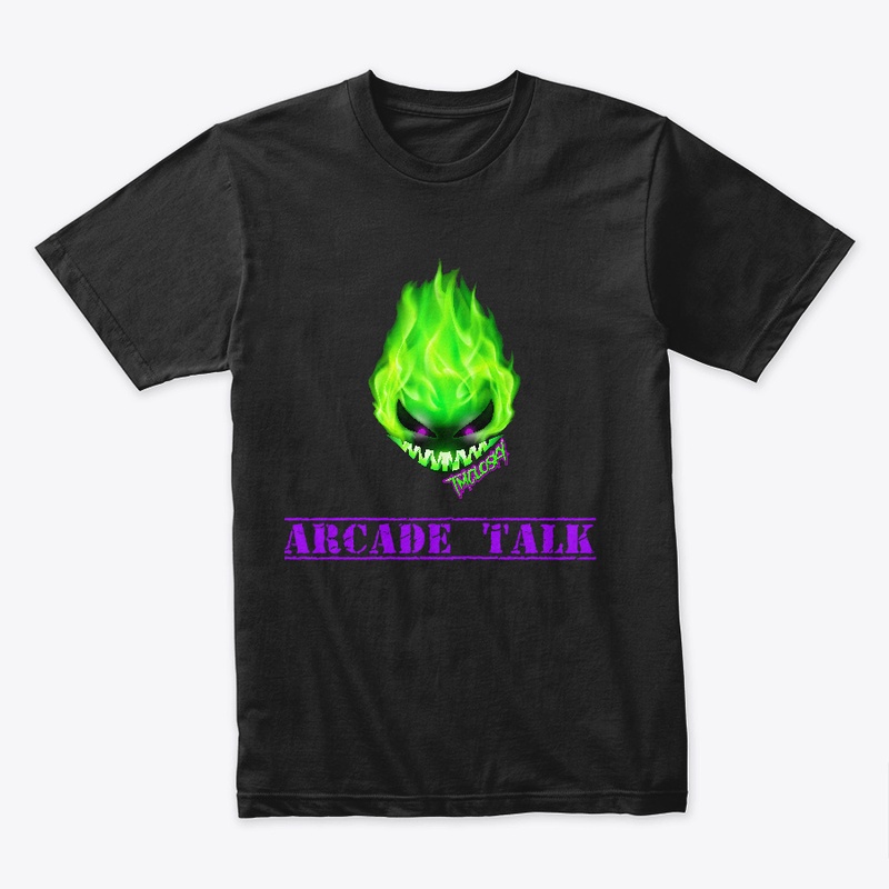 Arcade Talk With Purple Text