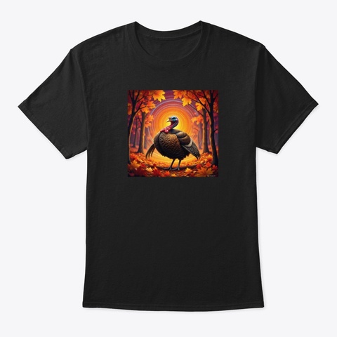Autumn  Black Camiseta Front