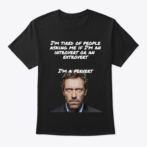 House Black Camiseta Front