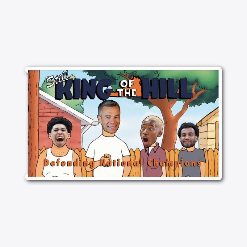 UVA King of the Hill Sticker