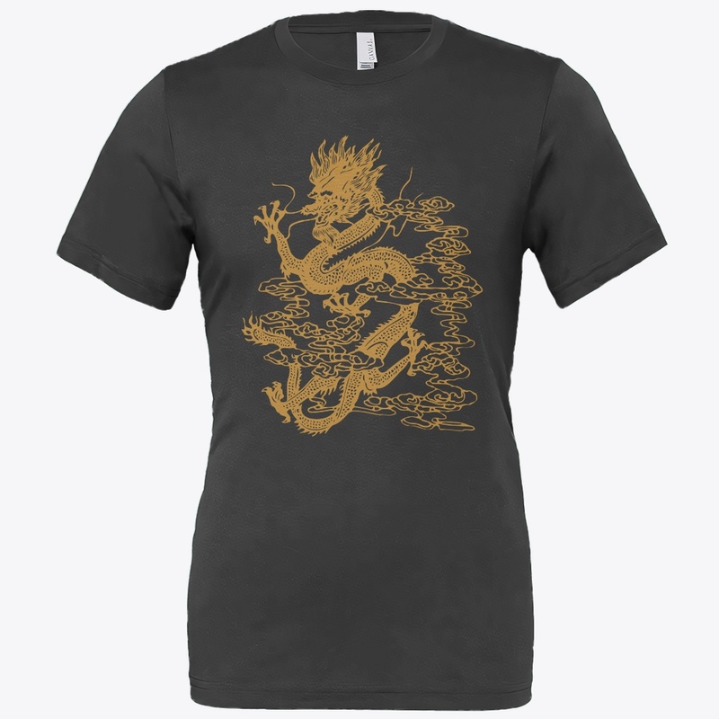 Gold Chinese Dragon