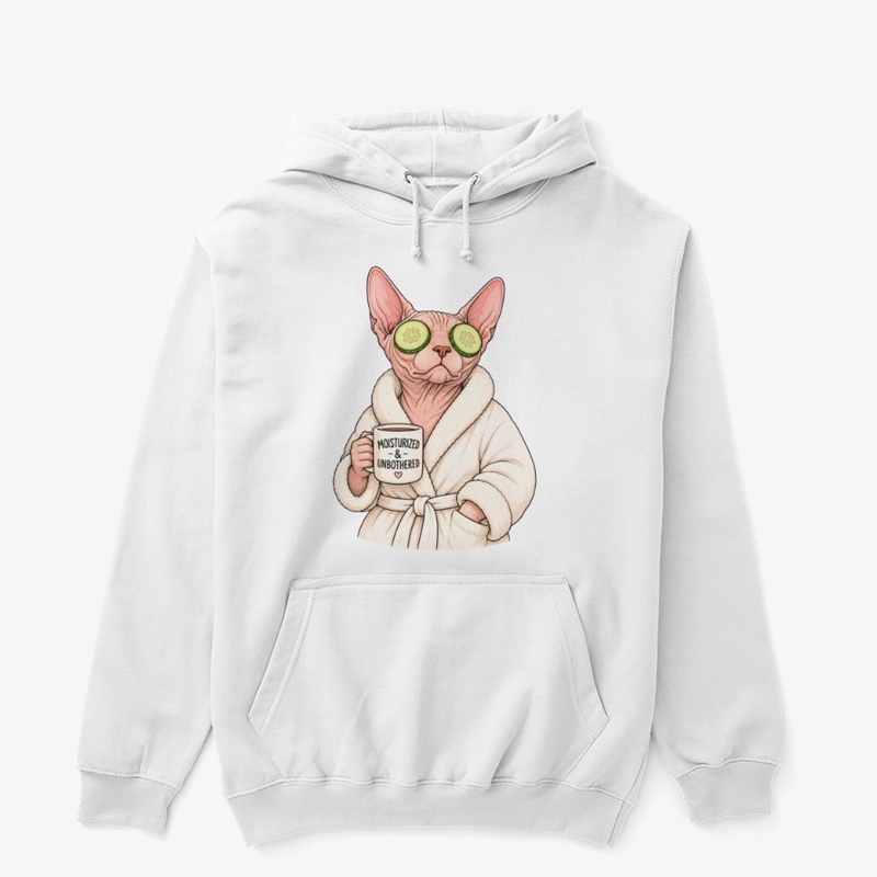 Moisturized & Unbothered Sphynx Cat