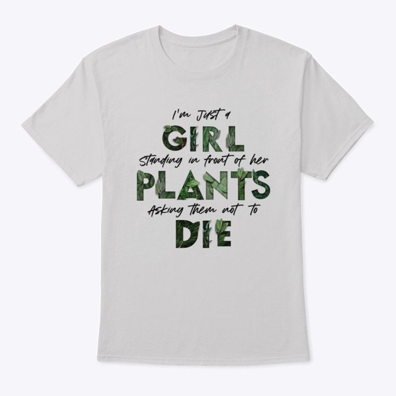 Just a Girl and Her Plants