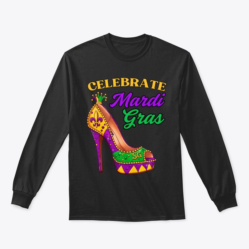 Mardi Gras Stiletto High Heel