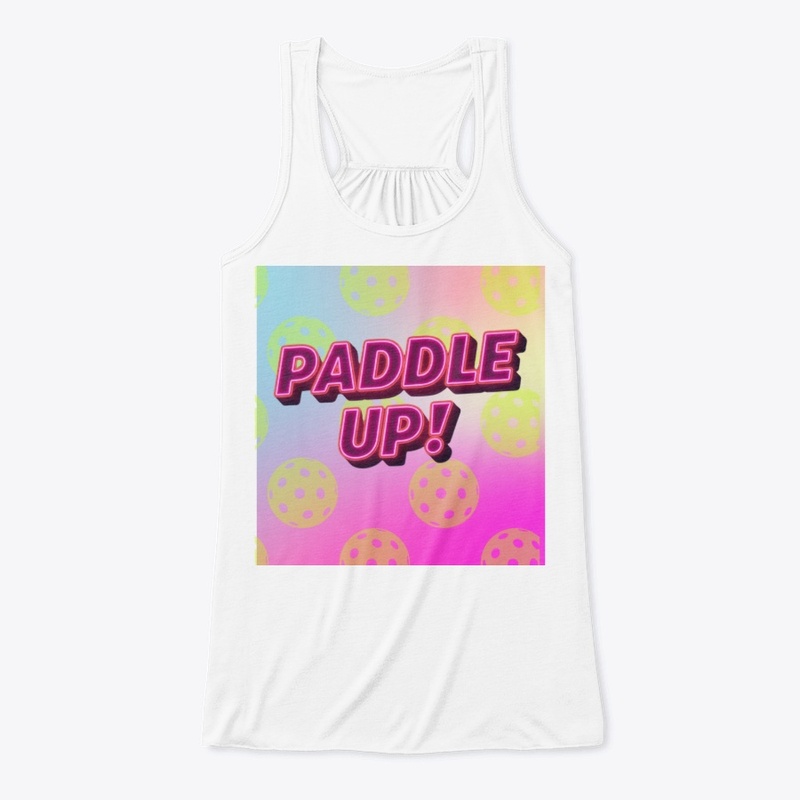 Neon Typography Paddle Up
