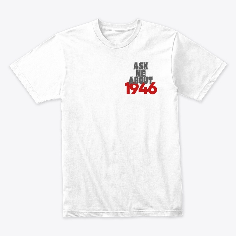 Ask Me Mug- Red & Grey