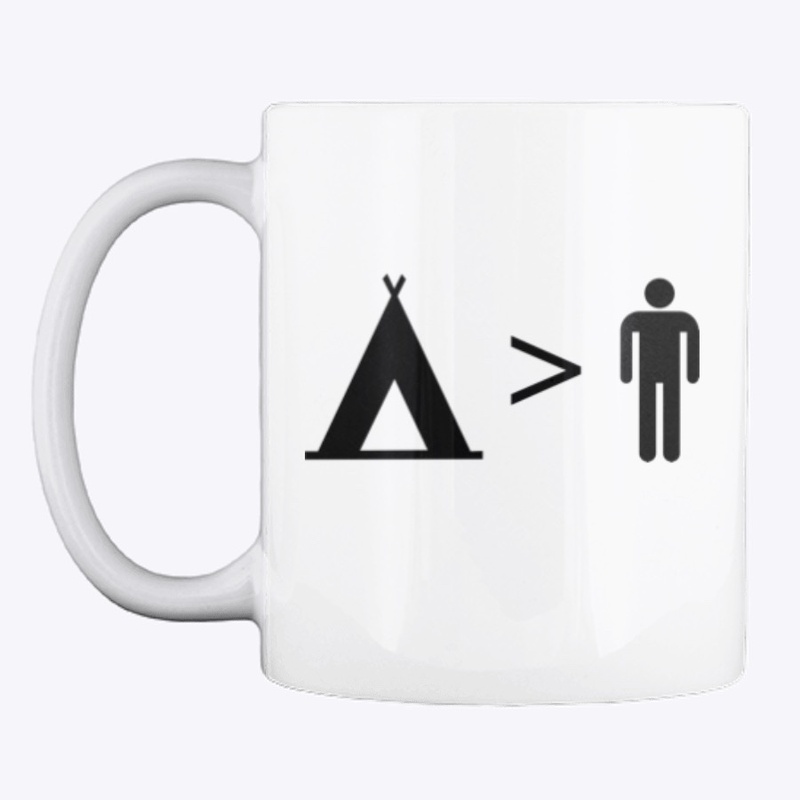 Tent Larger Than Person Simple Tipi Camp