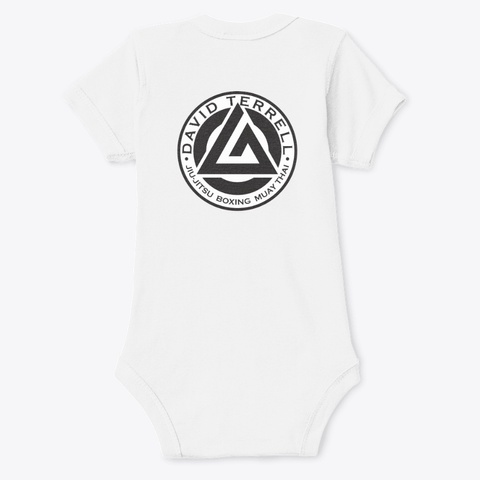 Future Black Belt White T-Shirt Back