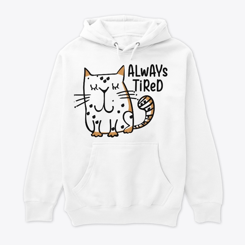 Always tired and sleepy cat
