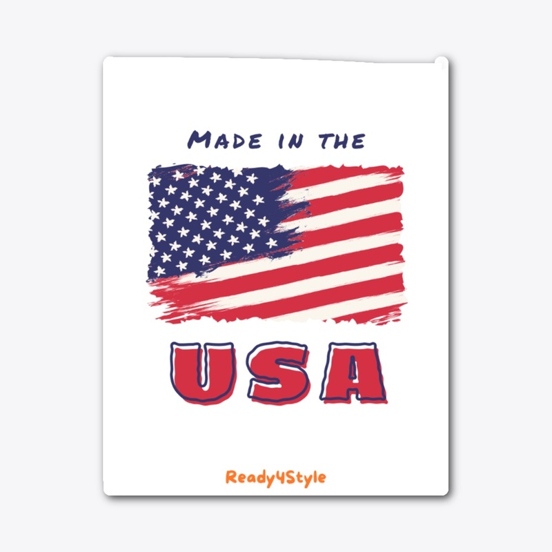 Made In The USA design White Edition