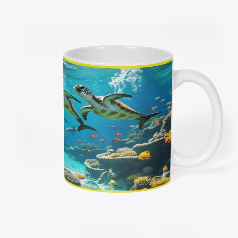 Vibrant Underwater Friends: Dolphins
