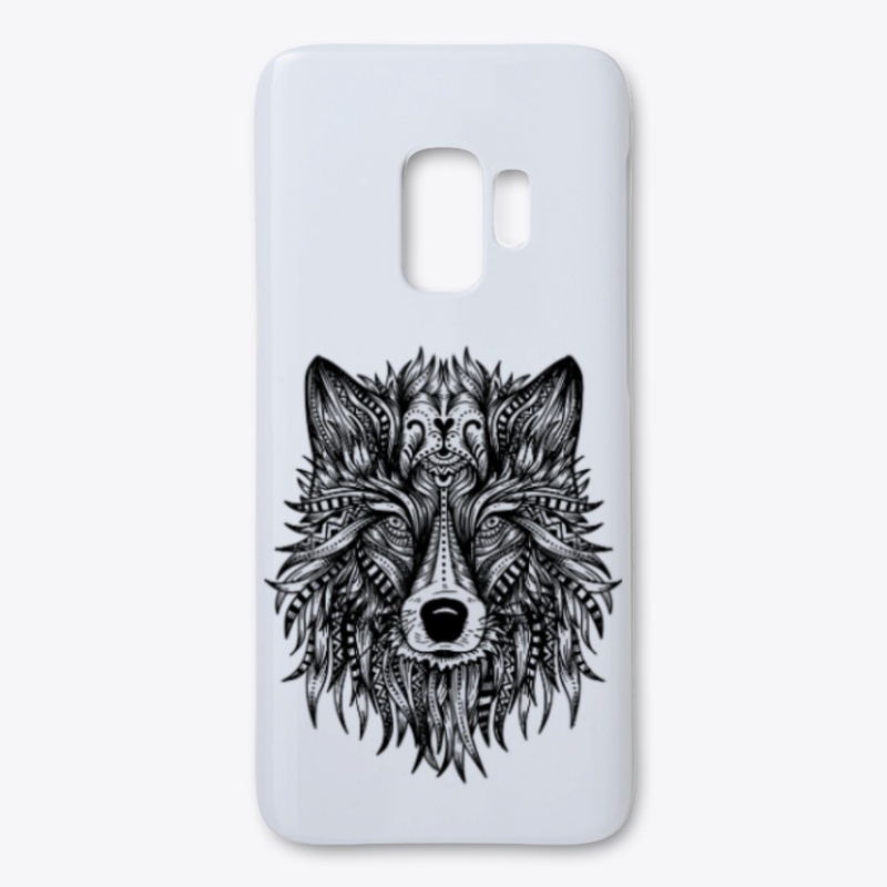 Mandala Style Coolest Tribal Wolf