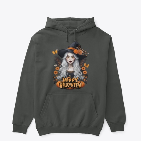 Beautiful Witch Dark Heather T-Shirt Front