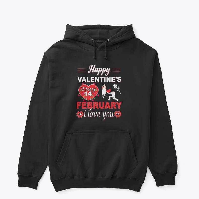   Valentine's Day 14 February t-shirt