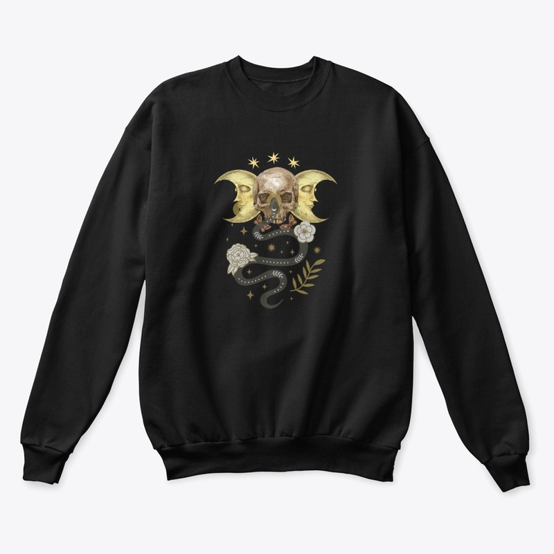Vintage Mystical Skull
