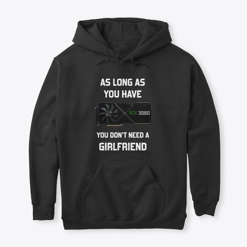 Rtx 30 Meme Black T-Shirt Front