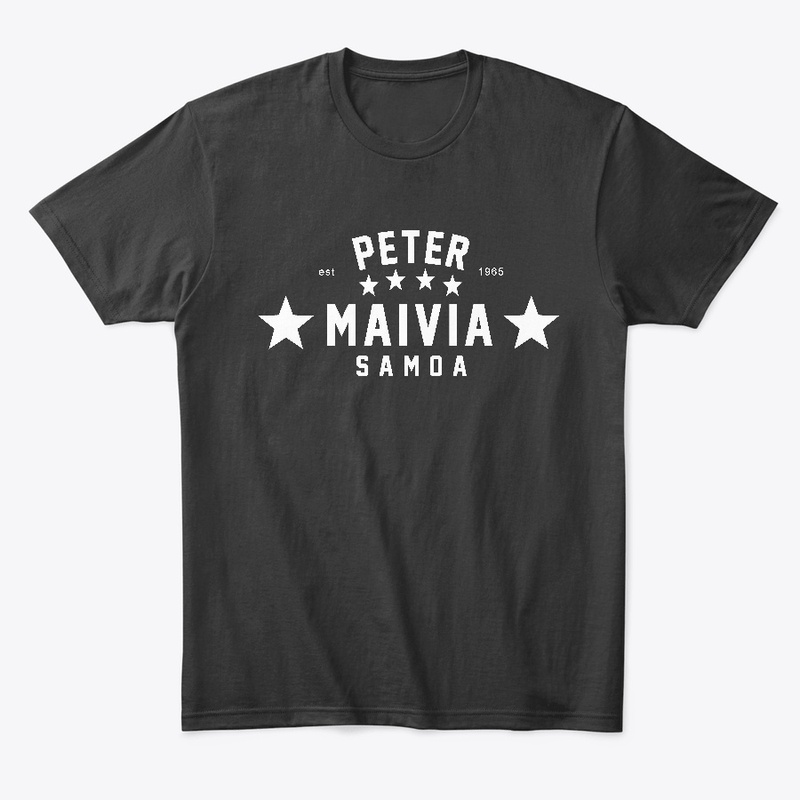 Peter Maivia Samoa T Shirt blk