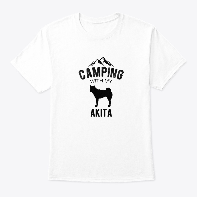 Camping With My Akita Dog Lover Puppy