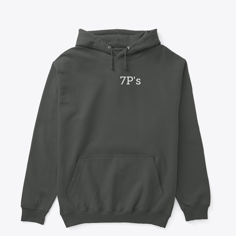 7 P's   Proper Prior Planning P P P P Dark Heather T-Shirt Front