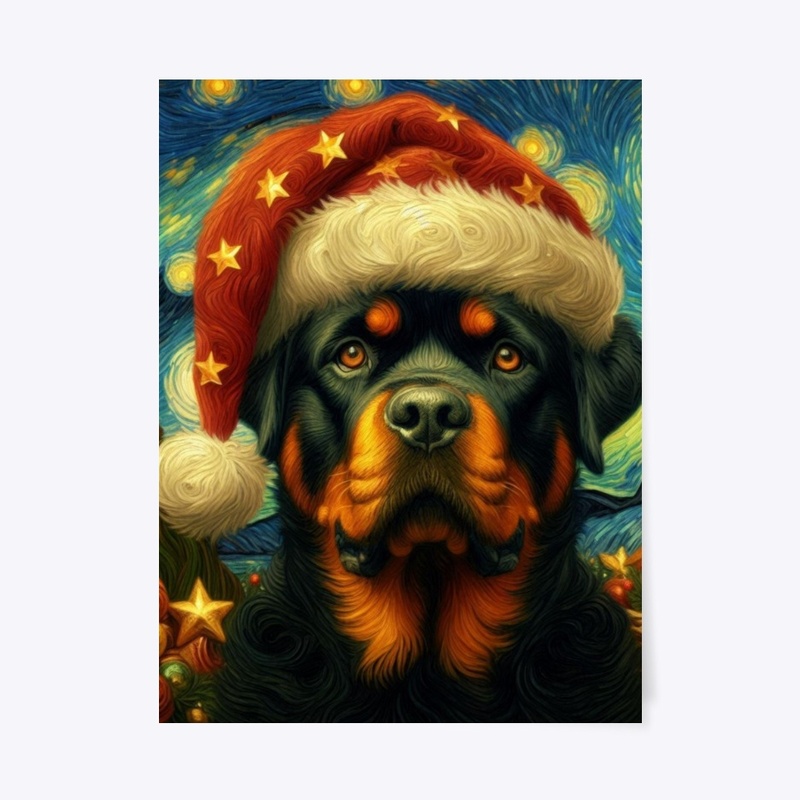 Santa Rottweiler