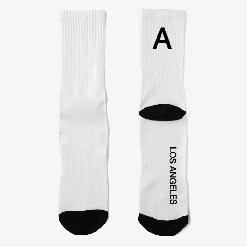 LAX : LOS ANGELES  'A' ODD Pair socks