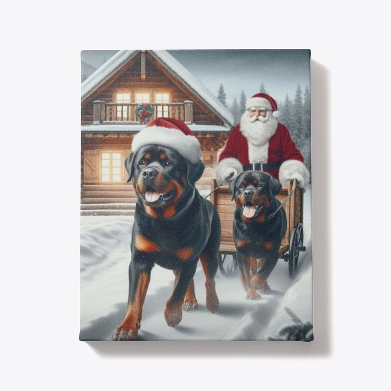 Rottweilers & Santa