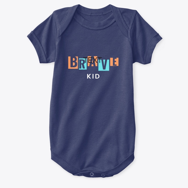 Brave Kid Motivational tee