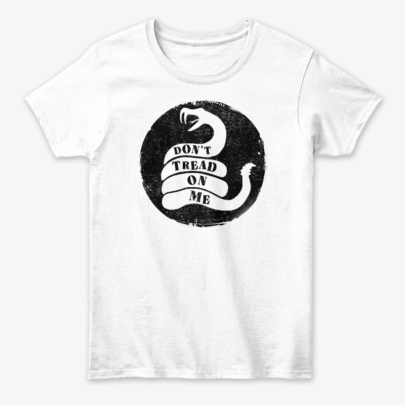 DONT TREAD ON ME WASHED LIBERTARIAN