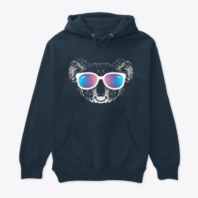 Cute Koala in Sunglasses (Colored+sg04)