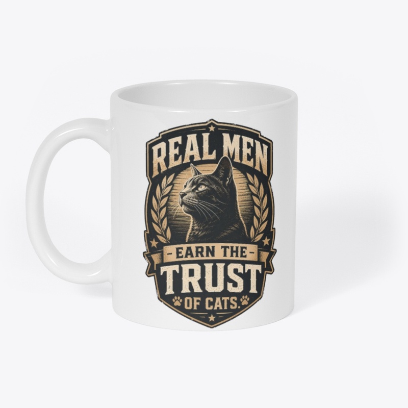 Real Men Cat Dad Tee