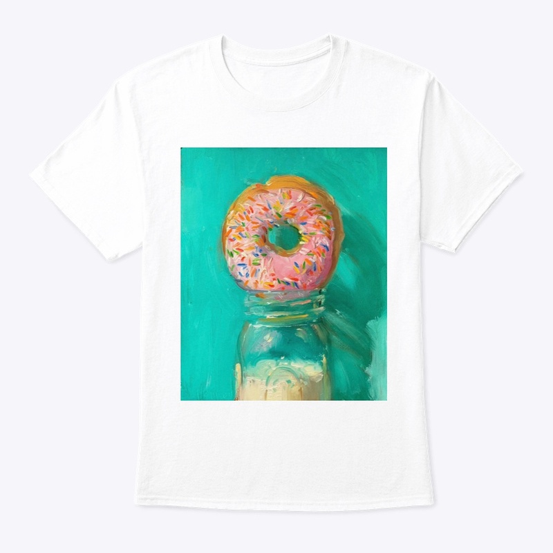 Pink donut