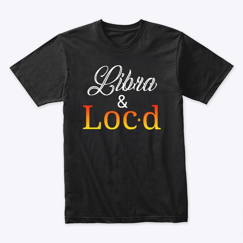 Libra & loc'd zodiac tee shirt