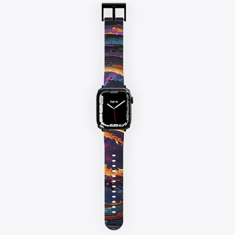 Apple Watch Band(Black)"Space#3"