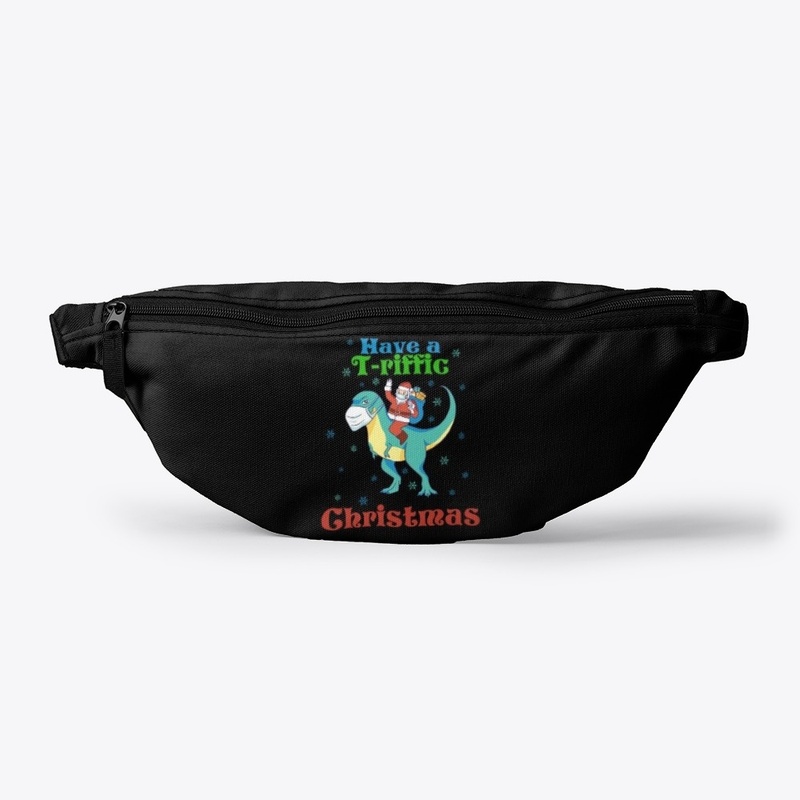 Santa Claus on T-Rex Christmas Wishes