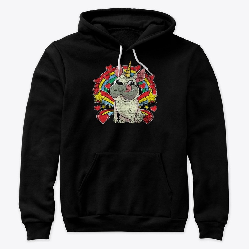 Rainbow Love French Bulldog