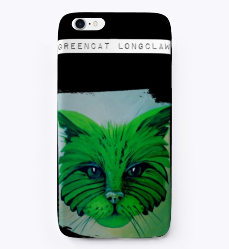 Greencat iPhone Case