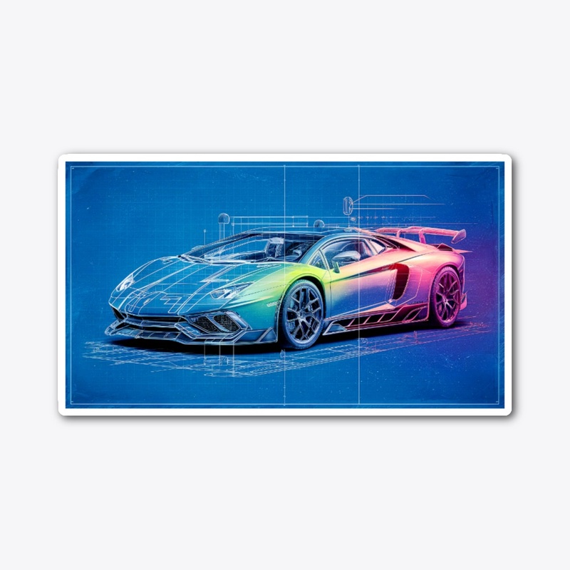Blueprint Sports Car three-quarters view